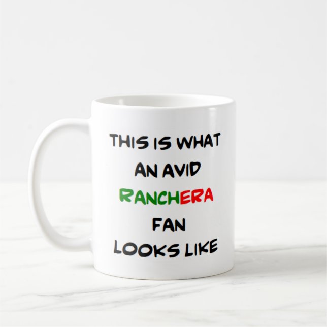 ranchera fläkt, levande kaffemugg (Vänster)