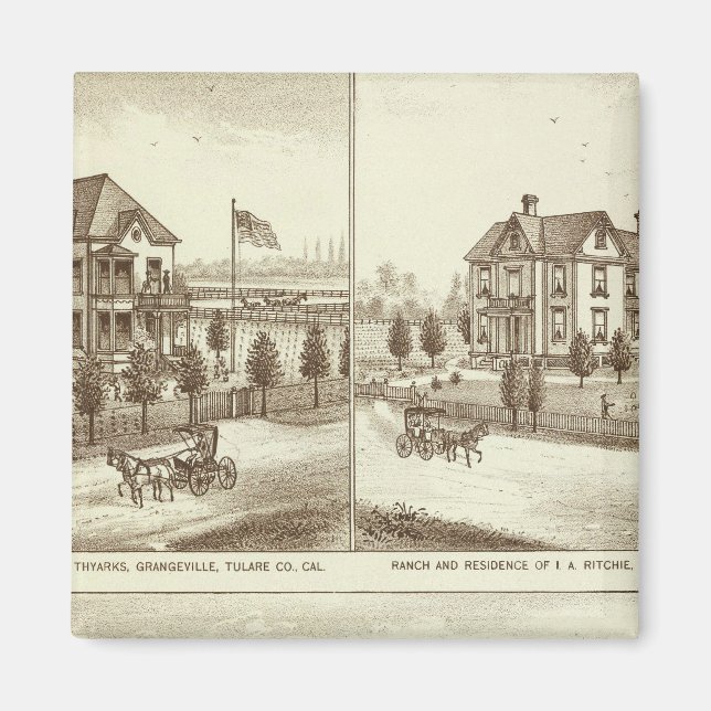 Ranches, Grangeville, Cal Magnet (Framsidan)