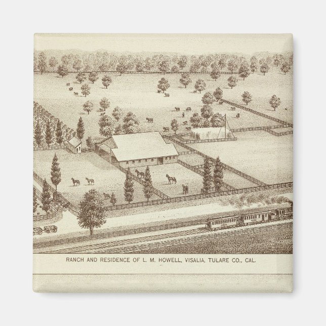 Ranches, Visalia, Cal Magnet (Framsidan)