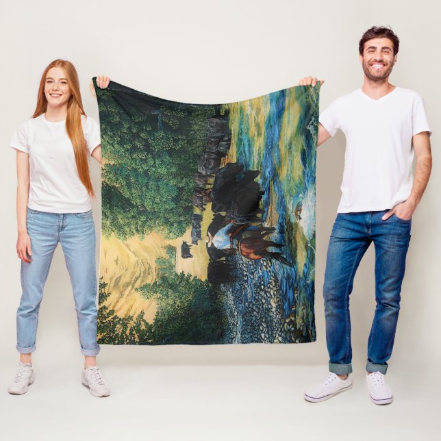 Ranchhästen, Angus nötkreatur samlas på den Fleecefilt (På plats)