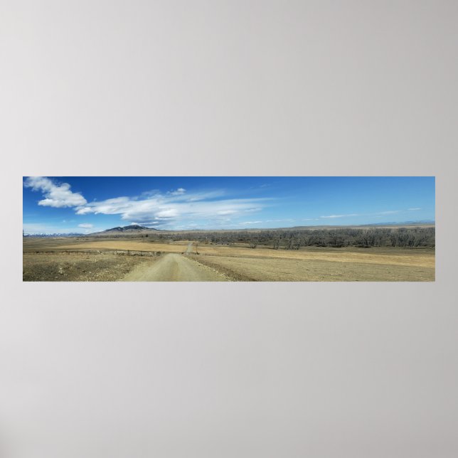 Ranchlands och Mountain, Montana Poster (Framsidan)