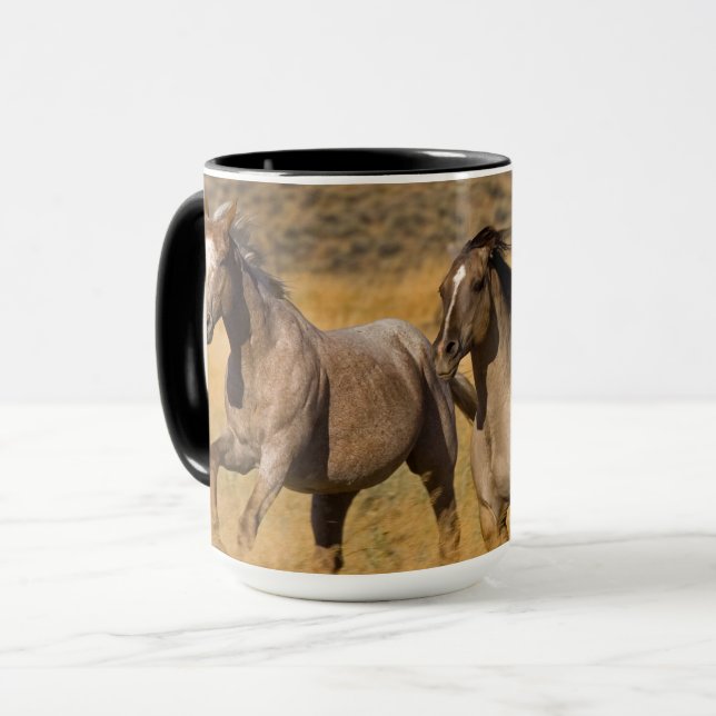 Ranchliv vid The Ponderosa Ranch Mugg (Framsida vänster)