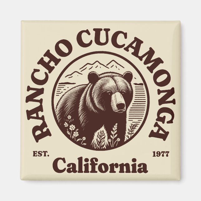 Rancho Cucamonga California Magnet (Framsidan)