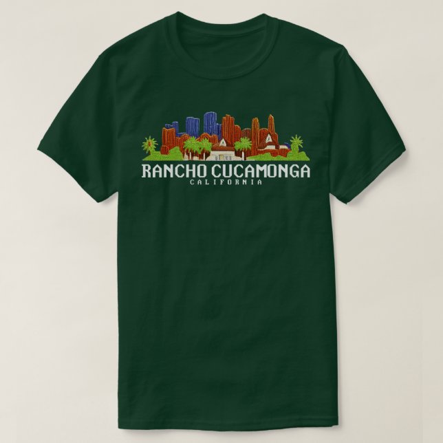 Rancho Cucamonga California T Shirt (Design framsida)