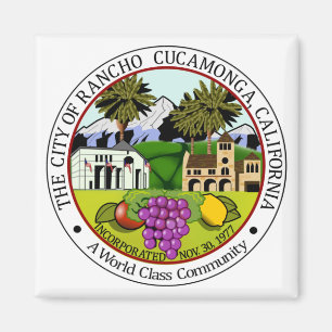 Rancho Cucamonga (Kalifornien) City Seal Magnet