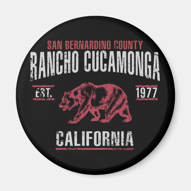 Rancho Cucamonga Magnet (Framsidan)