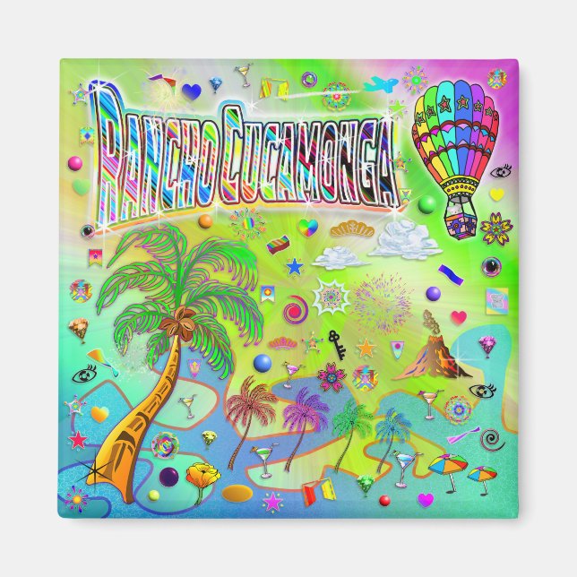 Rancho Cucamonga Tidlös Melodi Magnet (Framsidan)