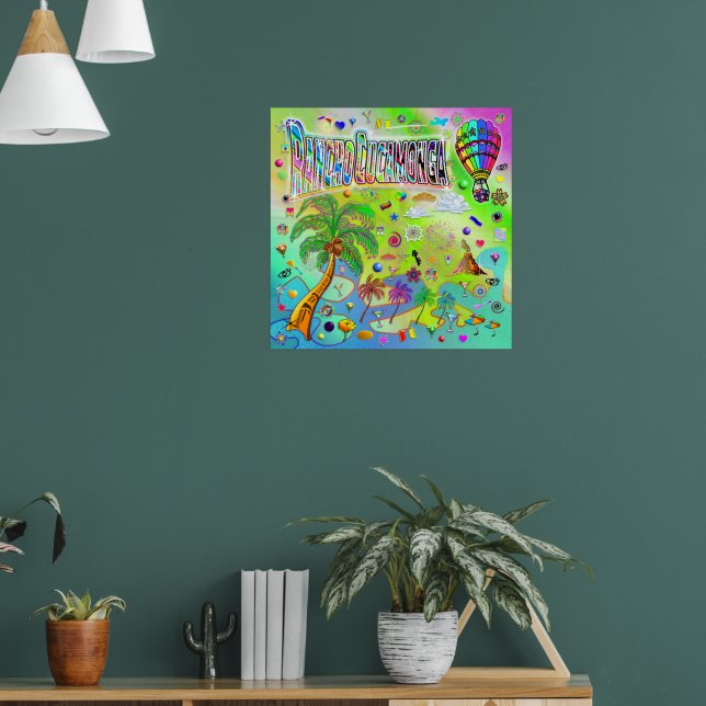 Rancho Cucamonga Timless Melody Poster (Vardagsrum 1)