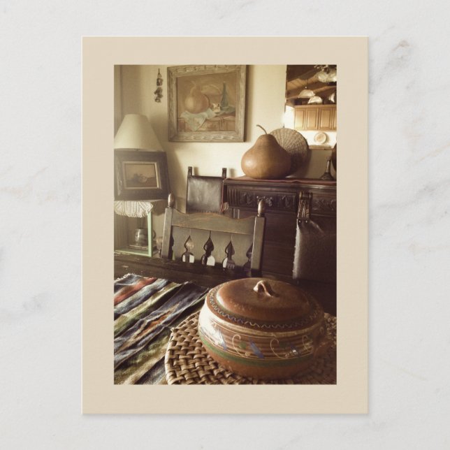 Rancho Del Vinedos Temecula CA Sepia vykort (Framsida)