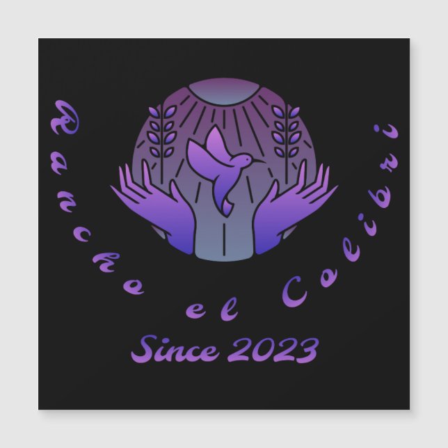 Rancho El Colibri Magnet (Framsida)