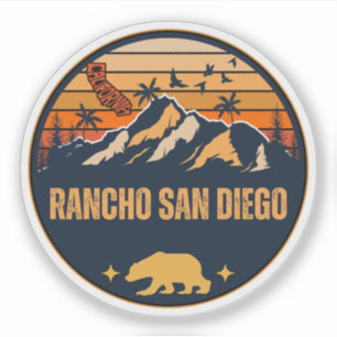 Rancho San Diego, Kalifornien Klistermärken