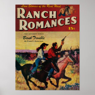 Ranchromantiktidskriften täcker poster