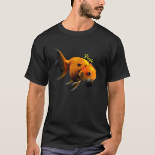 Ranchu Goldfish Finare Goldfish Älskare Breeders A T Shirt