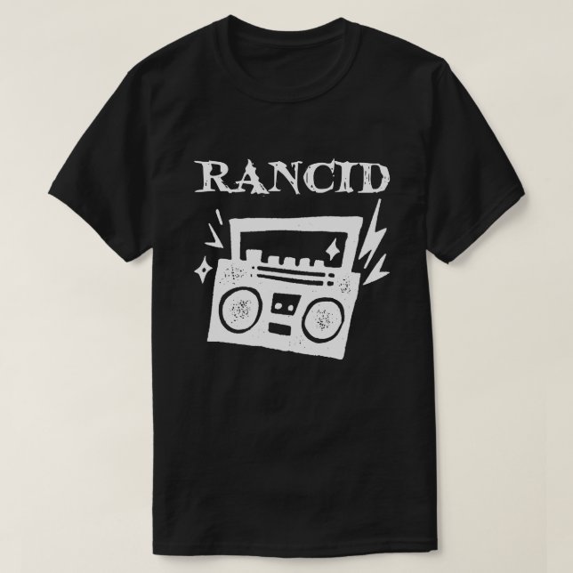 RANCID BAND MERCH RADIO T SHIRT (Design framsida)