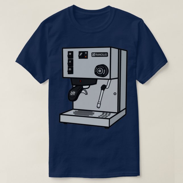 Rancilio Silvia Färgad  T Shirt (Design framsida)