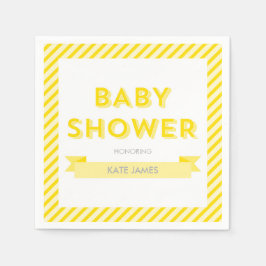 Rand Babykläder i modern Gult Pappersservett