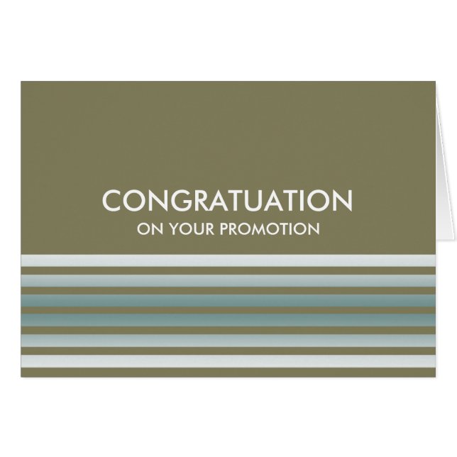 Rand Badge Grattis Hälsningskort (Framsidan Horizontal)