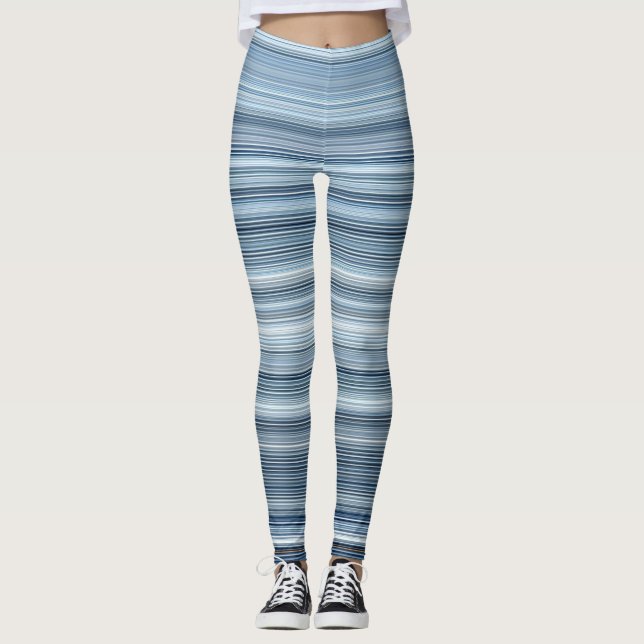 Rand - blå skuggor leggings (Framsida)
