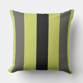 Rand Black and Olive Kudde