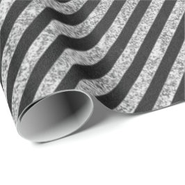 Rand Black White Linjer-Elegant Presentpapper