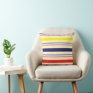 Rand Colorful Summer Coastal Kudde