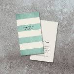 Rand Consultant för texturerad Grönt Vintage Visitkort<br><div class="desc">Anpassade modern visitkortsmall med texturerad grönt och lätt grått rand. Elegant och enkel design. Perfekt för konsulter,  salonger,  boutiques.</div>