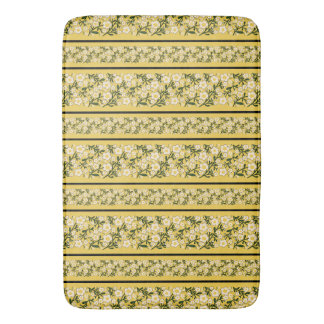 Rand Daety Flowers Lemon Gult Background Badrumsmatta
