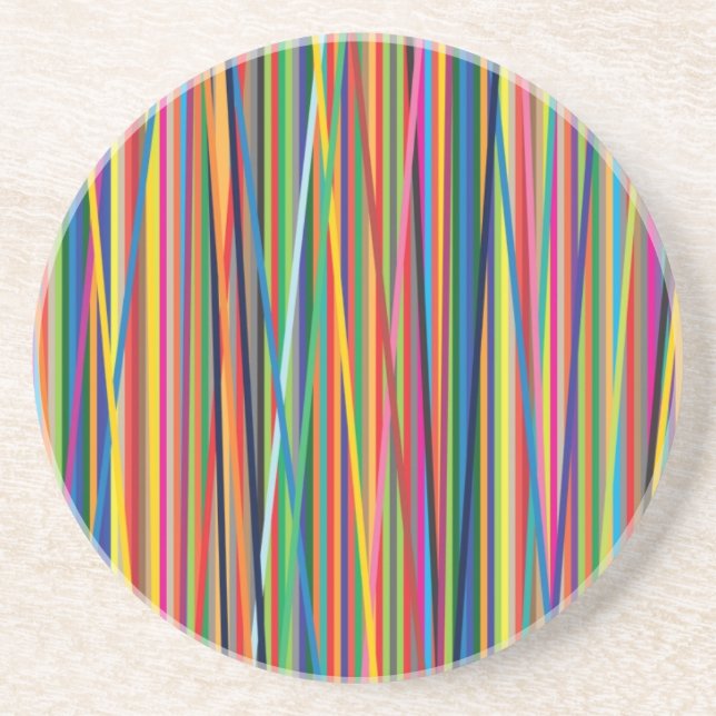 Rand-design för färgstark abstrakt underlägg (Framsidan)