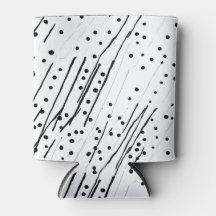 Rand eller polka dots, svart, vit, grått mönster