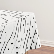 Rand eller polka dots, svart, vit, grått mönster