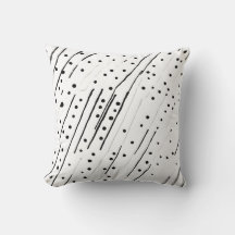 Rand eller polka dots, svart, vit, grått mönster