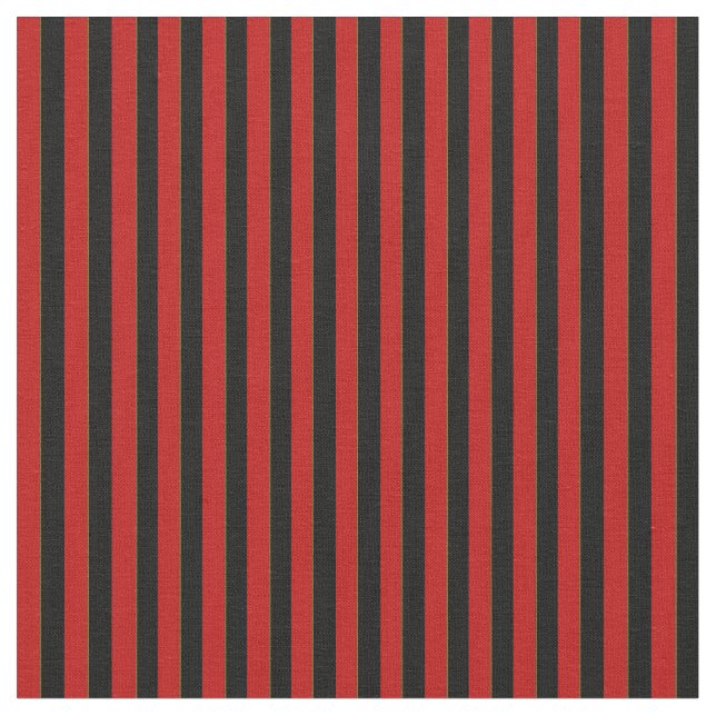 Rand Fabric, Red and Black Tyg (Närbild)