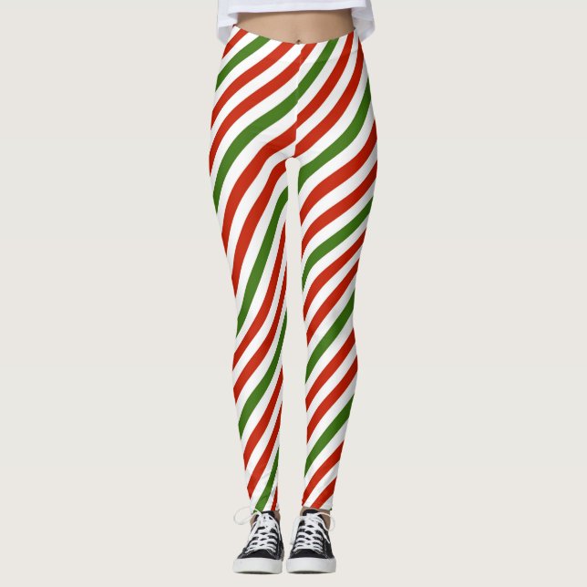Rand, färgad jul leggings (Framsida)