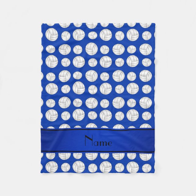 Rand för blått för volleybollar för fleecefilt (Framsidan)