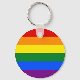 Rand för flagga för LGBT-gay prideregnbåge Nyckelring