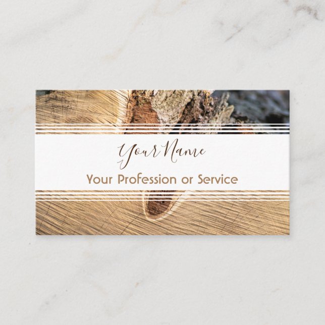 Rand för inredingsdesign och snickeri! visitkort (Framsida)