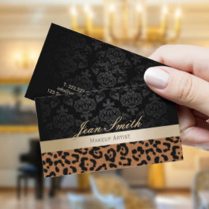 Rand för modernt tryck för Leopard för Visitkort