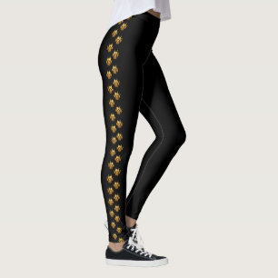 Rand för tasstrycksida leggings