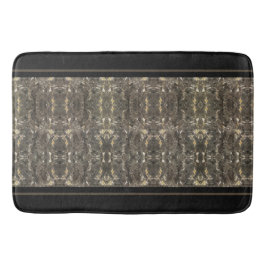 Rand för Taupesvartmarmor Badrumsmatta