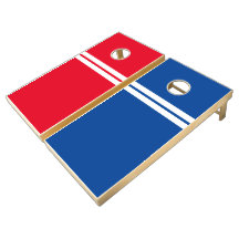 Rand för Tävlan Blått Royal Vit tvilling