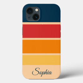 Rand för uppspelning av retro-regnbåge för Anpassn