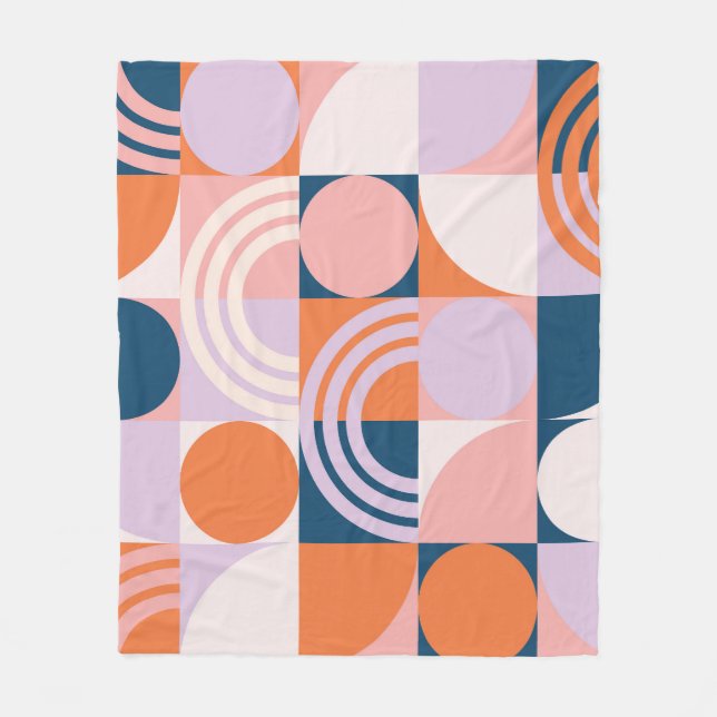 Rand: Geometric Mönster Fleecefilt (Framsidan)