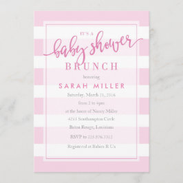 Rand Girl, Girl, babystölder Brunch-inbjudan Inbjudningar