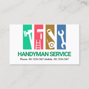 Rand Handyman  Verktyg Allmänt entreprenör Visitkort