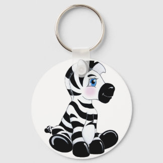 Rand i Baby Zebra Nyckelring
