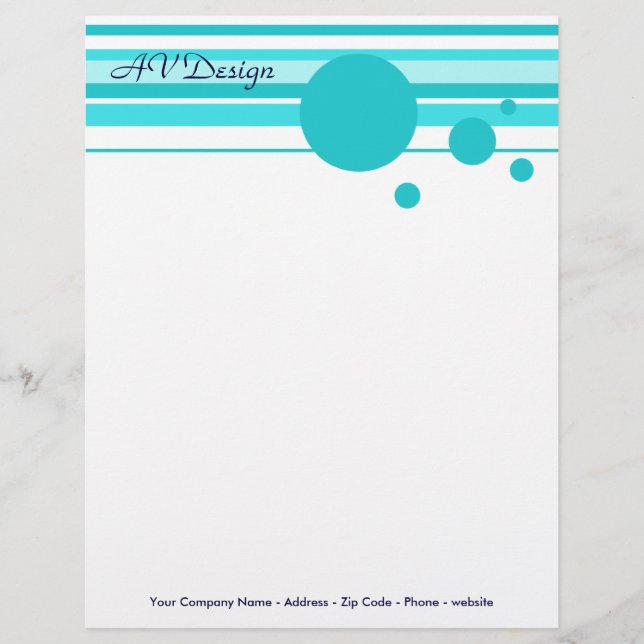 Rand i blå Flyer (Framsidan)