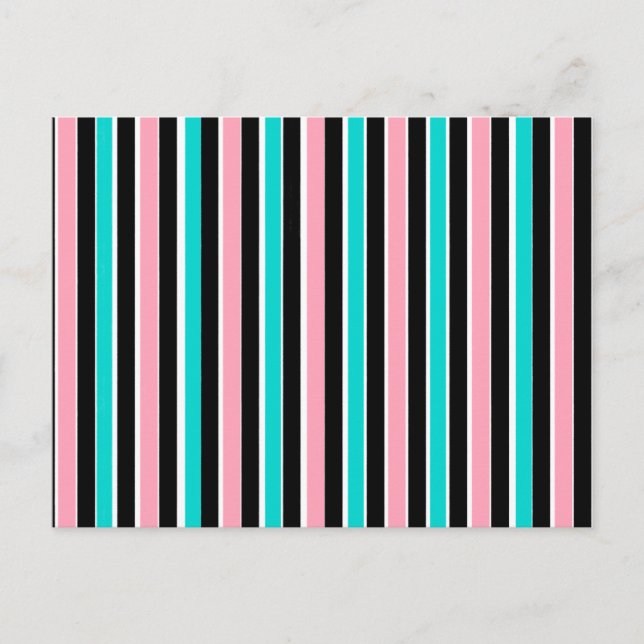 Rand i Black Rosa och Blue Vykort (Framsida)