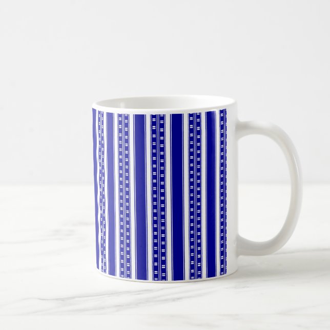 Rand i China Blue Kaffemugg (Höger)