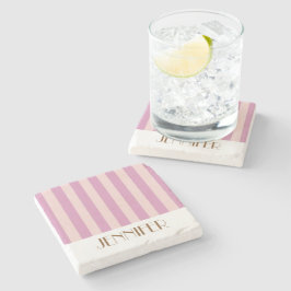 Rand lila Trendig Bröllop Stenunderlägg