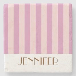 Rand lila Trendig Bröllop Stenunderlägg